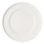 image of Mikasa 5308911 Porthole Plate, 8.8" Wide Rim, White, Bone China Round Dinnerware
