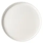 image of Mikasa 5308917 Callisto Dinnerware Plate, 10.6" Wide Rim, Round Shape, White Bone China