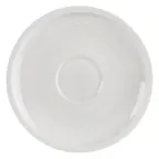 image of Mikasa 5312748 - Gordon Saucer, 5.5" Wide Rim, Round Shape, White Bone China Dinnerware