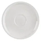 image of Mikasa 5312749 Gordon Saucer, 6.3" Wide Rim, White Bone China Round Shape