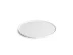 image of Chic 5314521 Coupe Plate – 12" Round White Porcelain Plate, Edge, Microwave & Oven Safe, Verso