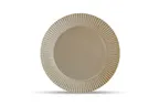 image of F2D 5314537 - 10" Round Porcelain Plate, Sage Green Aurora Finish, Dishwasher Microwave Oven Safe