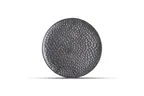 image of F2D 5314570 - Round Coupe Porcelain Plate, 7.875" Silver Finish, Dishwasher Microwave Safe - 1/Each