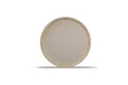 image of F2D 5314573 Coupe Plate - 8" Round Brown Porcelain Dinner Plate, Dishwasher, Microwave & Oven Safe