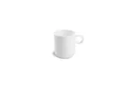 image of Chic 5314737 Porcelain Cup 3.9" 8.2oz White Stackable Dishwasher Microwave Oven Safe Verso