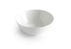 image of Chic 5314775 - Round Porcelain Bowl, 6" Diameter, 26 oz, White Perla Finish, Microwave Oven Safe