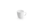 image of Chic 5314779 Porcelain Cup, 3.9" Width, 7.6oz Capacity, White Finish, Dishwasher & Microwave Safe