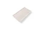 image of Chic 5314807 Rectangular White Porcelain Plate 9.8" x 5.7", Dishwasher & Microwave Oven Safe - 1/Each