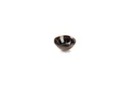 image of Chic 5314854 Porcelain Bowl 2" 2 oz Black with Gold, Dishwasher Microwave Oven Safe