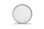 image of F2D 5314875 Round Porcelain Plate, 10.6" White with Black Sparkle, Dishwasher & Microwave Safe - Dusk