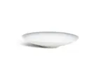 image of F2D 5314876 Round Plate, 9.7" White with Black Sparkle Porcelain, Dishwasher Microwave Safe - Dusk