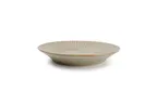 image of F2D 5314884 Deep Round Plate, 9.3", 29.76 oz, Sage Green Porcelain, Microwave Oven Safe