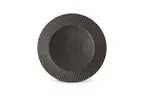 image of F2D 5314892 Round Porcelain Plate, 11.8" Black Finish, Dishwasher Microwave and Oven Safe