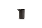 image of F2D 5314896 Creamer Pitcher, 3.4" Width, 9.5oz Capacity, Black Porcelain, Microwave Oven Safe