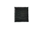 image of F2D 5314983 Square Porcelain Plate, 9.8" x 9.4" Blue, Microwave & Oven Safe - 1/Each