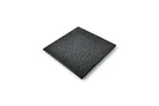 image of F2D 5314985 Square China Plate, 8.3" Blue Porcelain, Dishwasher, Microwave & Oven Safe