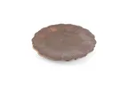 image of Chic 5315224 Round China Plate, 11.42" Bronze Porcelain Dinnerware, Dishwasher Microwave Oven Safe