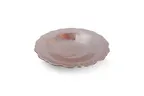 image of Chic 5315225 Deep Rim Porcelain Plate, 11" Diameter, 25.36 oz Bronze Floret, Dishwasher Safe