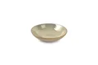 image of Chic 5315250 Ostra Tan Deep Rim Porcelain Plate, 7" Diameter, 18.6 oz, Dishwasher Oven Safe