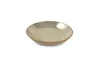 image of Chic 5315251 Ostra Tan Deep Rim Round Porcelain Plate, 9.8" Diameter, 42.94 oz Dishwasher Oven Safe