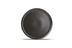 image of F2D 5315315 Round Coupe Porcelain Dinner Plate, 10.83" Black, Dishwasher, Microwave & Oven Safe