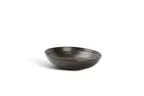 image of F2D 5315318 Deep Black Porcelain Plate, 8.66" Round, 25.36 oz, Dishwasher, Microwave & Oven Safe