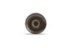 image of F2D 5315322 Round Porcelain Saucer, 5.5" Diameter, Black Finish, Oven Safe - 1/Each
