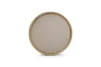 image of F2D 5315388 Coupe Plate – 9.5" Round Brown Porcelain Dinnerware, Dishwasher, Microwave & Oven Safe