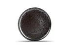image of F2D 5315396 - Oxido Coupe Round China Plate, 11.22" Diameter, Black Porcelain, Dishwasher Safe