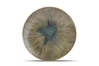 image of F2D 5315547 Halo Coupe Plate – 11" Round Porcelain, Halo Forest, Dishwasher & Microwave/Oven Safe