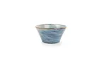image of F2D 5315553 - Round Porcelain Bowl, 5" Diameter, 12.5 oz, Blue, Dishwasher Microwave Oven Safe