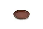 image of F2D 5315576 Deep Round Porcelain Plate, 7.875" Diameter, Red, 16.91 oz, Microwave Oven Safe
