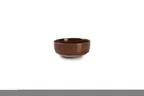 image of F2D 5315579 Round Red Porcelain Bowl 4.53" Diameter 10.7 oz Dishwasher Microwave Oven Safe
