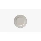 image of ID Fine 5315824 Round Fine China Plate, 6.8" Diameter, Dishwasher Safe, Foundation Frame Design