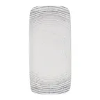 image of ID Fine 5315877 Rectangular China Platter, 6" W x 13.5" D x 1" H, Marmol Finish, Dishwasher Safe