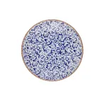 image of ID Fine 5316007 - Deep Round Fine China Plate, 9.86" x 9.86", 39 oz Capacity, Venecia Finish, Dishwasher Safe