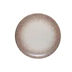 image of ID Fine 5316177 Coupe Rim China Plate, 11.67" Diameter, Brulee Deserto Finish, Dishwasher Safe