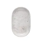 image of ID Fine 5316199 Oval Fine China Platter, 6" x 9.2" Oval, Brulee Grigio, Dishwasher Safe
