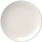 image of ID Fine 5316217 Round China Plate, 11.667" Diameter, Coupe Rim, Dishwasher Safe, Fine China, Lona
