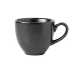 image of Mikasa 5317675 Espresso Cup, 3.3", 32oz, Black Matte Porcelain, Dishwasher Microwave Oven Safe