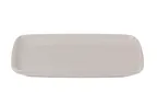 image of ID Fine 5320441 White Fine China Platter, Rectangular, 8" x 10.9" x 0.9", Dishwasher Safe, Quadro