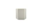 image of Chic 5320800 Rectangular Porcelain Dinner Plate, White Roche Finish, 3.125" Size
