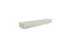 image of Chic 5320801 Platform Platter – 2" W x 11" D x 1.18" H, White Porcelain Dinnerware Serving Tray