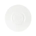 image of Mikasa 5321191 Tendre China Saucer, 6.5", White, Bone China, Dishwasher Safe