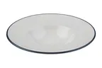 image of ID Fine 5321441 Deep Plate, 16 oz, 11.57" W x 2.14" D x 12.7" H China, Modest Navy, Dishwasher Safe