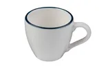 image of ID Fine 5321445 - 3 Oz China Mug, 2.1"W x 2.1"D x 2.5"H Modest Navy Stackable Dishwasher Safe