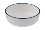image of ID Fine 5321454 - 5 Ounce Round Navy Fine China Bowl, 3.93"W x 1.13"D x 7.92"H, Dishwasher Safe