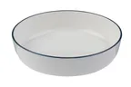 image of ID Fine 5321456 Round China Bowl, 39.6 oz, 8.25"W x 2.11"D x 9.5"H, Dishwasher Safe, Modest Navy