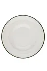 image of ID Fine 5321579 Deep Plate, 19‑Oz 11" Round Fine China, Modest Green, Dishwasher Safe