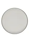 image of ID Fine 5321592 Flat Plate – 11" Round Fine China Plate, Modest Green, Dishwasher Safe